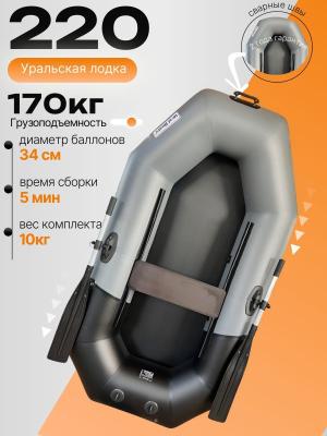 Лодка ПВХ гребная надувная АкваPro 220 (Т)
